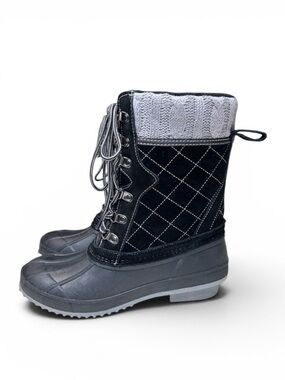 Khombu Women’s Winter Waterproof Boot Davenport Size 9 M Black Duck Boots